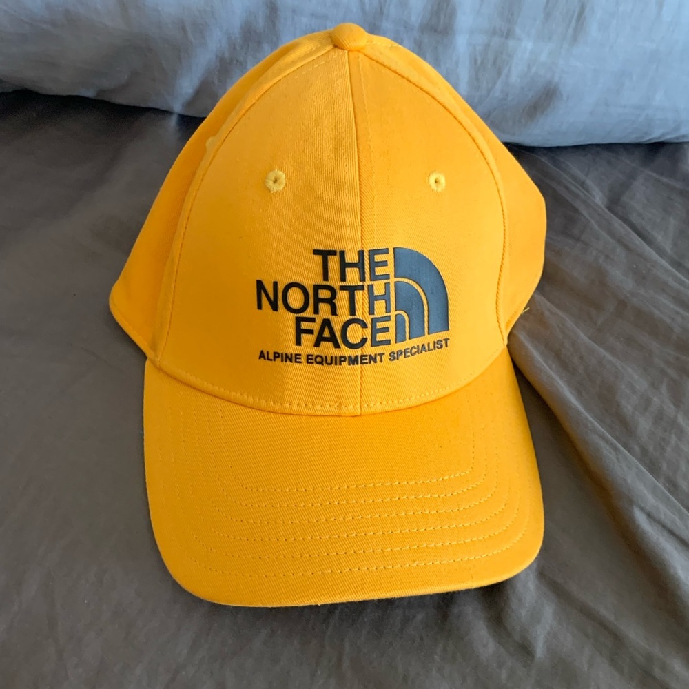 Brand New The North Face Dad Hat Yellow